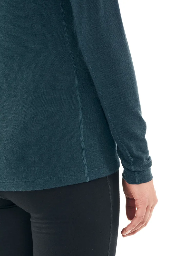 Icebreaker Womens 260 Tech LS Half Zip Top - Nightfall-5